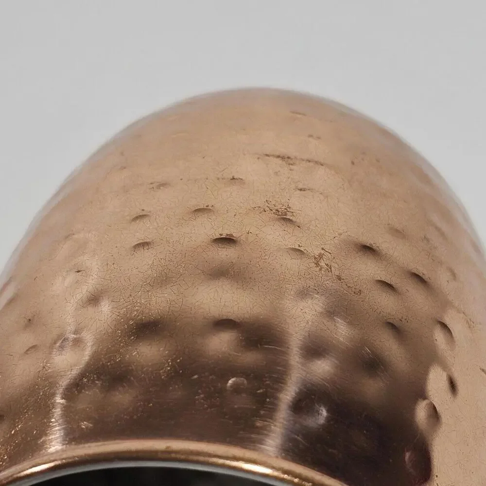 Godinger Hammered Copper Moscow Mule Mugs Cups Set of 2 - Picture 5 of 10
